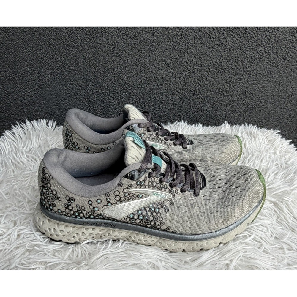 Brooks Glycerin 17 Sneakers Women's Size 7 Gray Low Top Lace Up Running Shoes